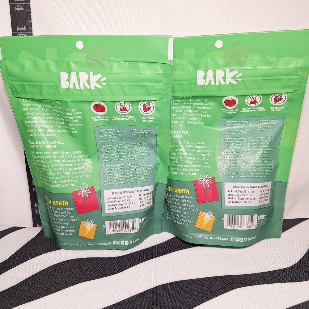 NWT Bark Beefy Drool Logs and 2 Nibble all the Ways Dog Treats - 3 pack - Picture 3 of 7